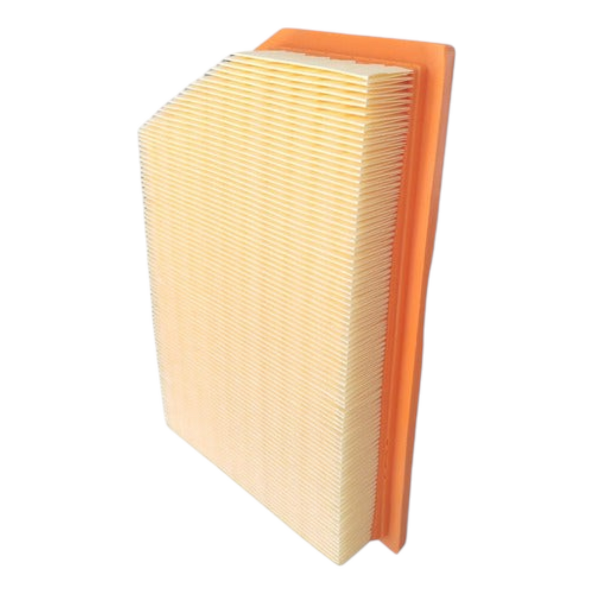 Filtro de aire rectangular para Jeep Cherokee 2.4L de KENAI´S COM con marco naranja y pliegues de papel filtrante