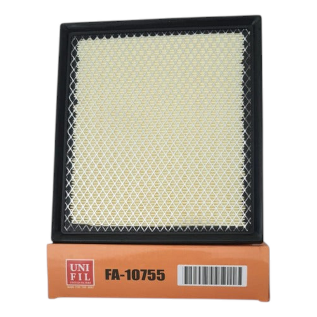 Filtro de aire rectangular KENAI´S COM para Jeep Grand Cherokee 3.6 2014-2018 con marco negro y malla protectora