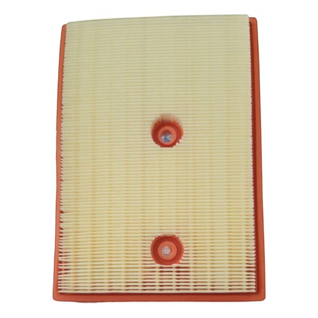 Filtro de aire rectangular KENAI´S COM para Jetta 1.4L Turbo MK7 con marco naranja y pliegues de papel filtrante