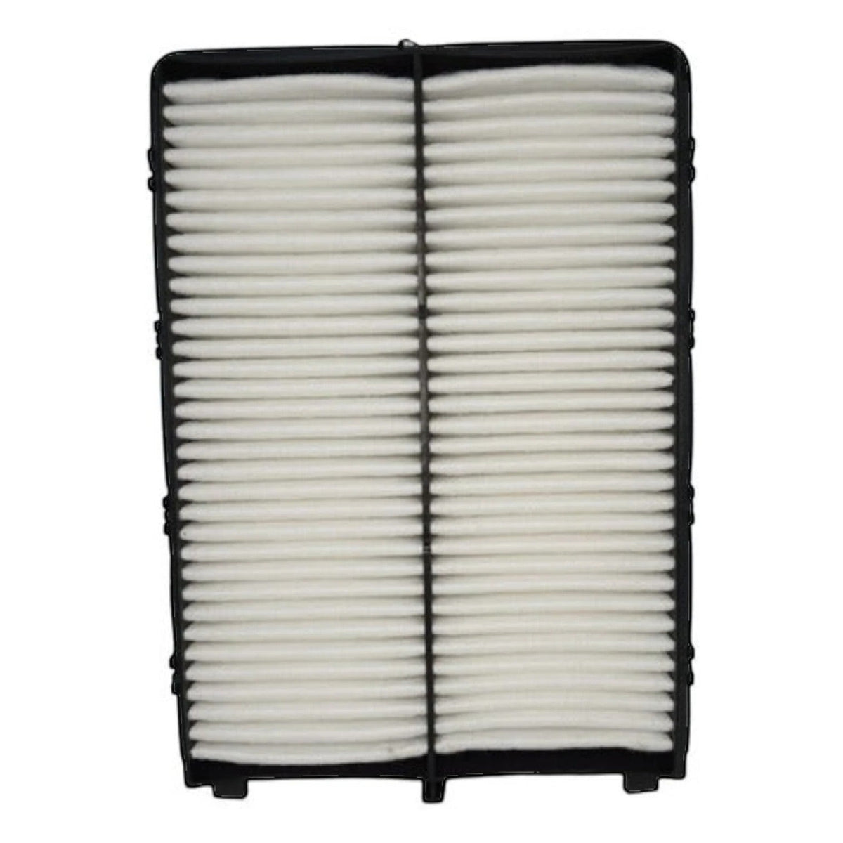Filtro de aire para Kia Sedona 3.3L de KENAI´S COM con marco negro y pliegues blancos de alta eficiencia
