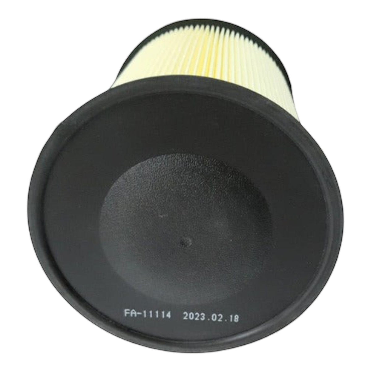 Filtro de aire KENAI´S COM para Lincoln MKC 2.0 2.3L modelo FA-11114 con base negra y pliegues amarillos