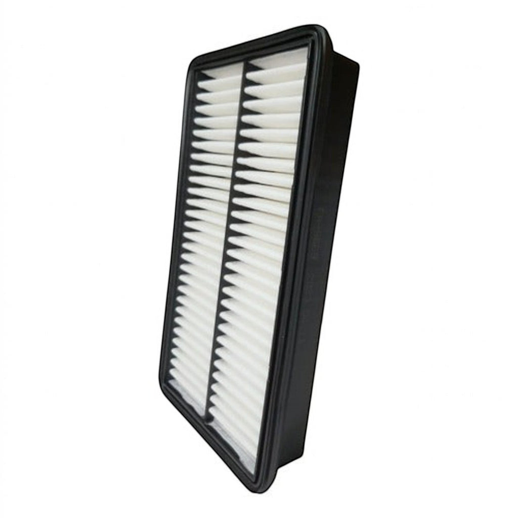 Filtro de aire rectangular KENAI´S COM para Mazda CX-7 Turbo 2007-2009 con pliegues blancos y marco negro