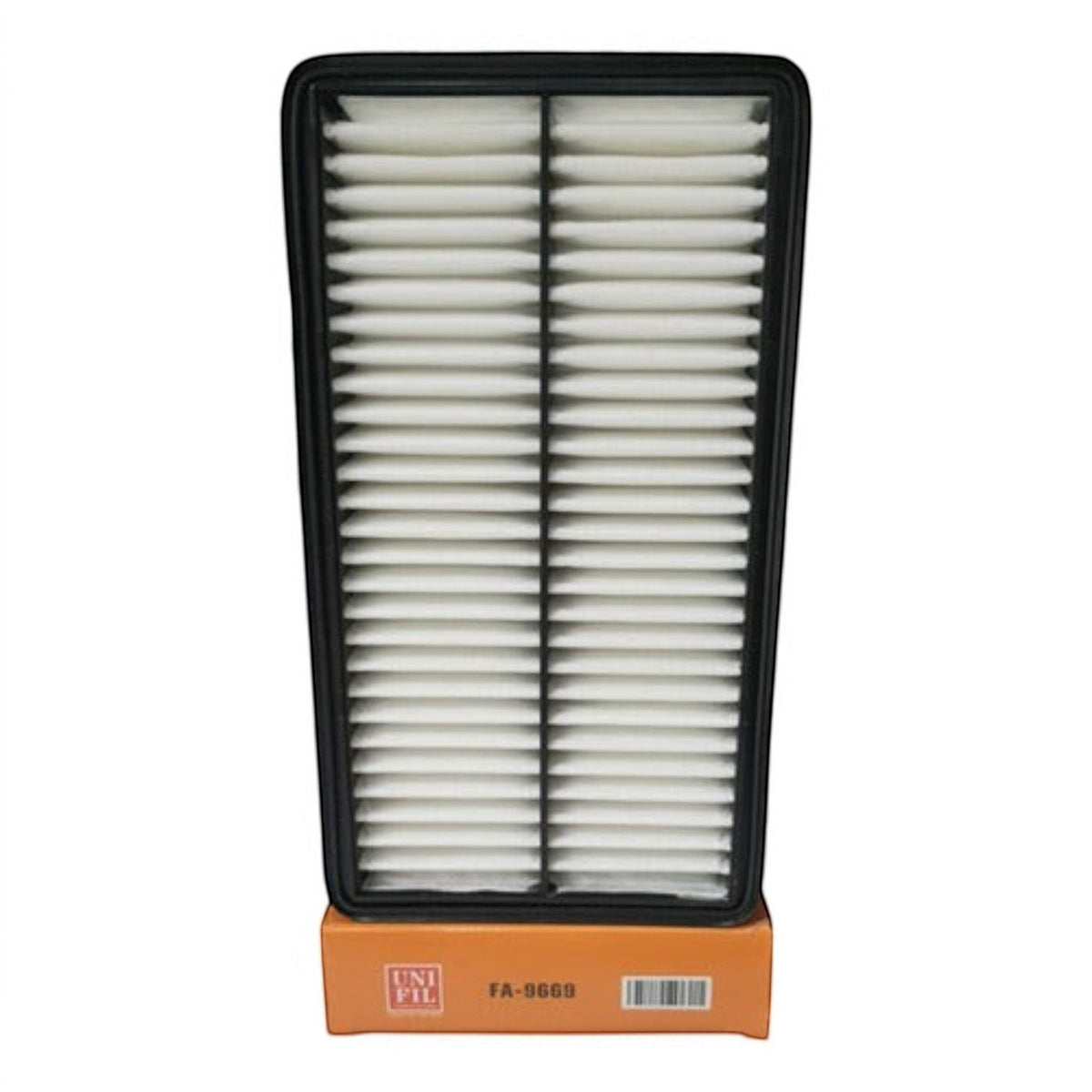 Filtro de aire rectangular blanco para Mazda CX-7 Turbo 2007-2009 de la marca KENAI´S COM con marco negro