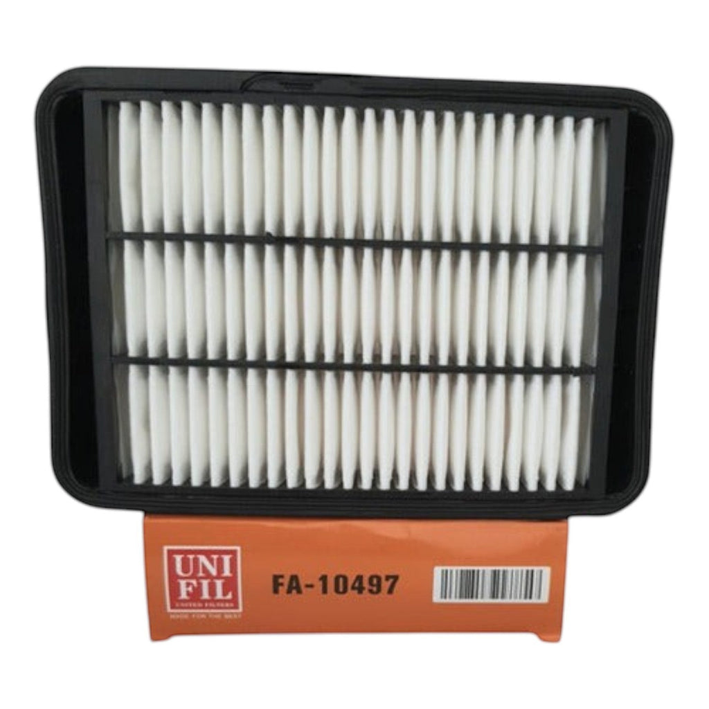 Filtro de aire rectangular blanco con marco negro KENAI´S COM para Mitsubishi Lancer 2008-2015