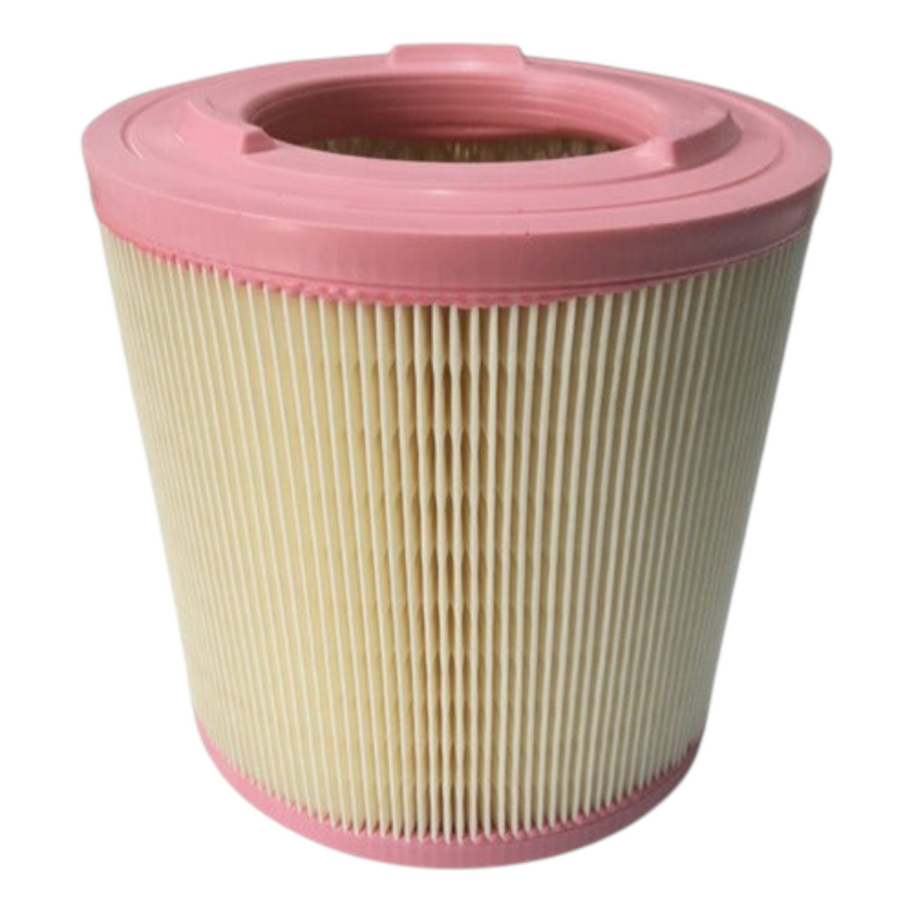 Filtro de aire cilíndrico para Nissan Cabstar 2.5L Diesel de KENAI´S COM con borde superior e inferior rosado