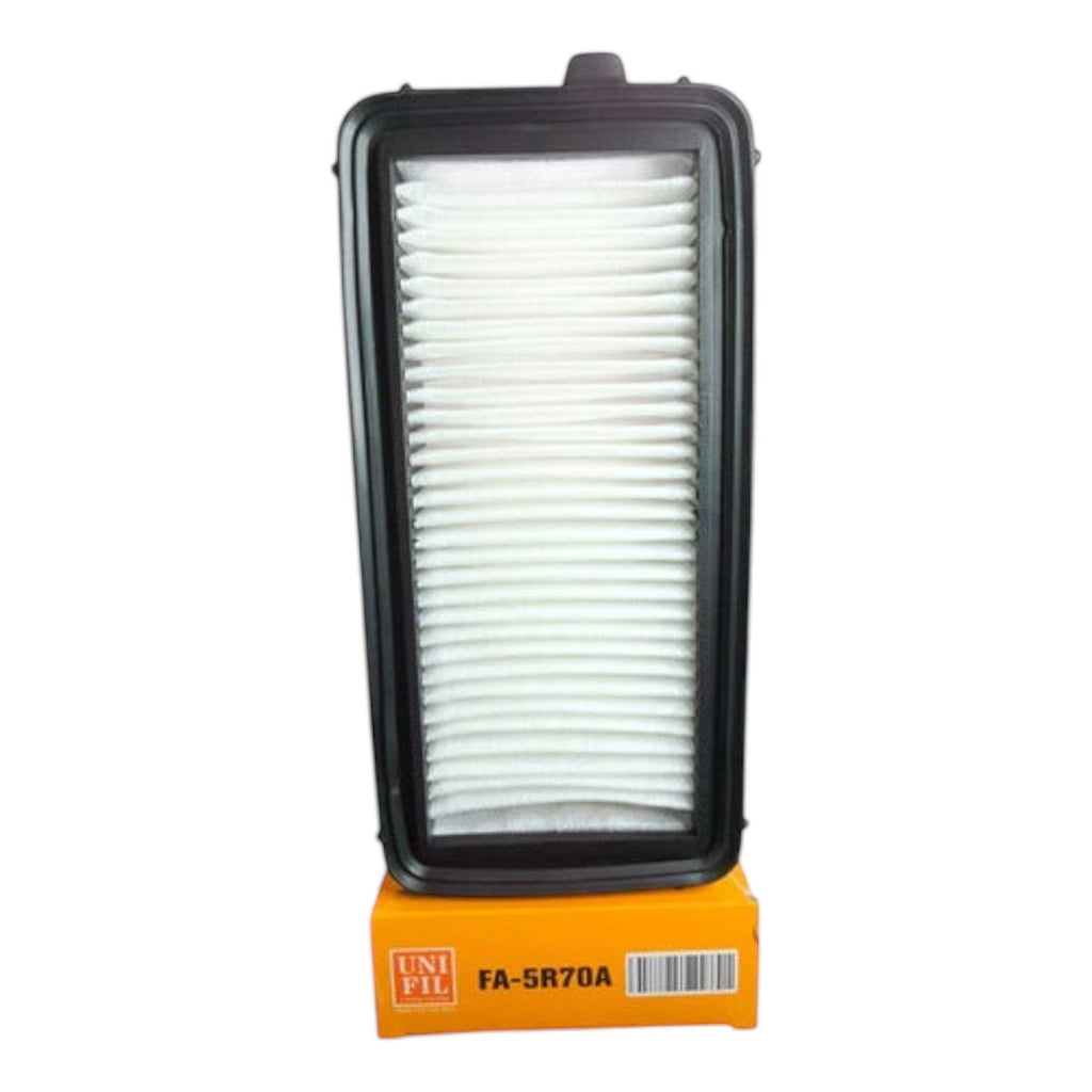 Filtro de aire rectangular Unifil FA-5R70A para Nissan Kicks E-power 1.2L 2023-2024 de KENAI´S COM