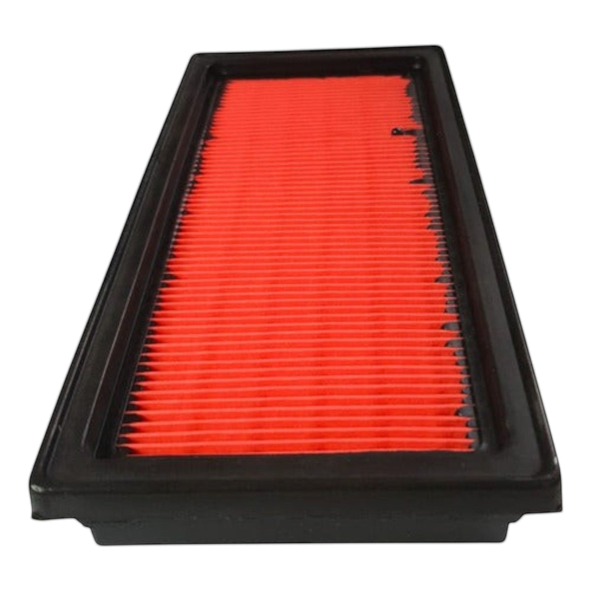 Filtro de aire rectangular rojo con marco negro para Nissan March de KENAI´S COM
