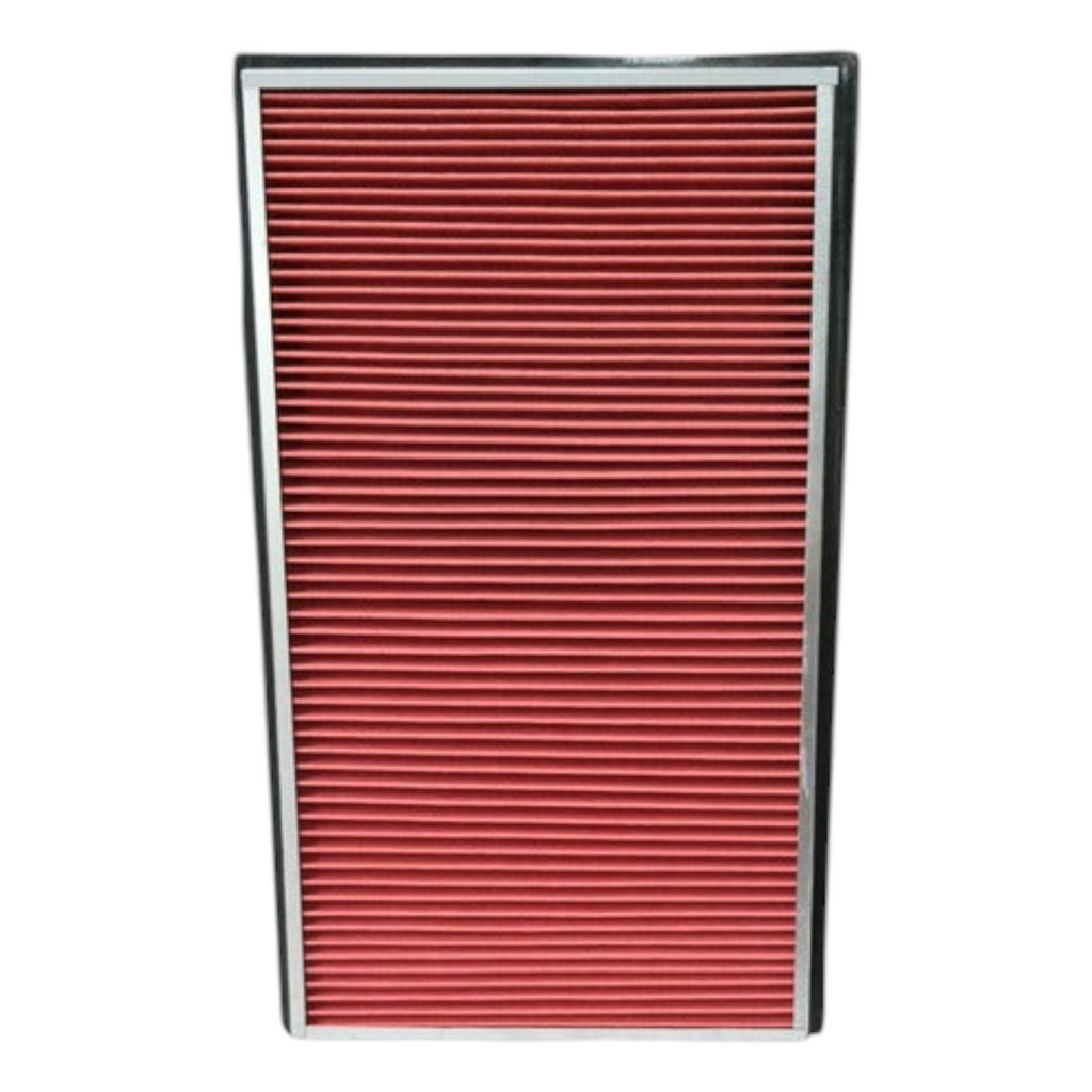 Filtro de aire rectangular rojo para Nissan Murano 3.5L de KENAI´S COM, diseño de panel plisado de alto rendimiento.