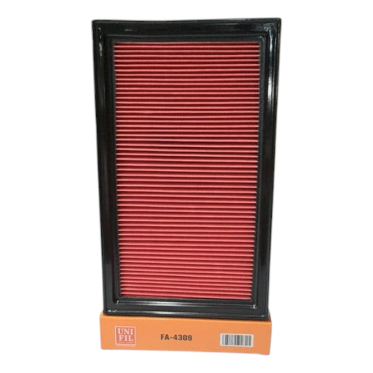 Filtro de aire rectangular rojo y negro para Nissan Murano de KENAI´S COM, modelo FA-4309 de alto rendimiento.