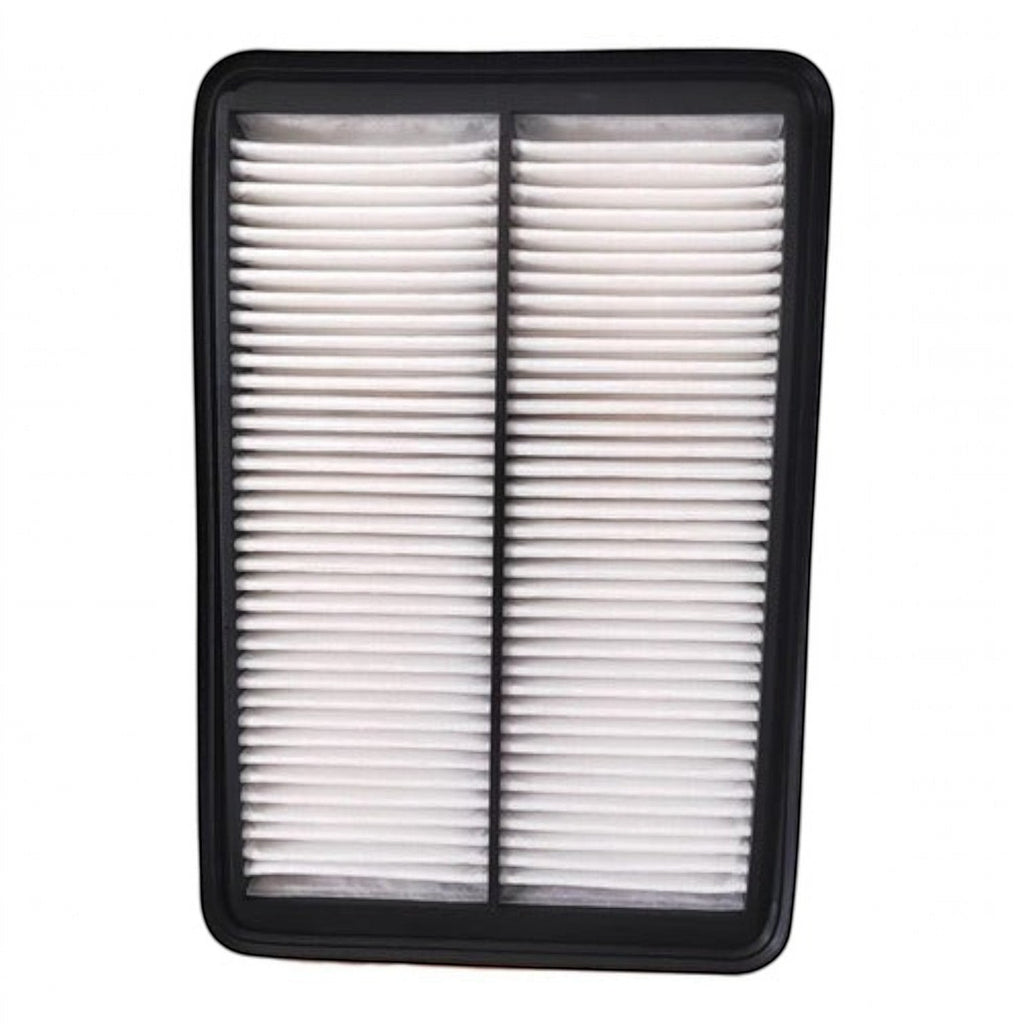 Filtro de aire rectangular KENAI´S COM para Nissan X-Trail 2.5L 2014-2020 con marco negro y pliegues blancos