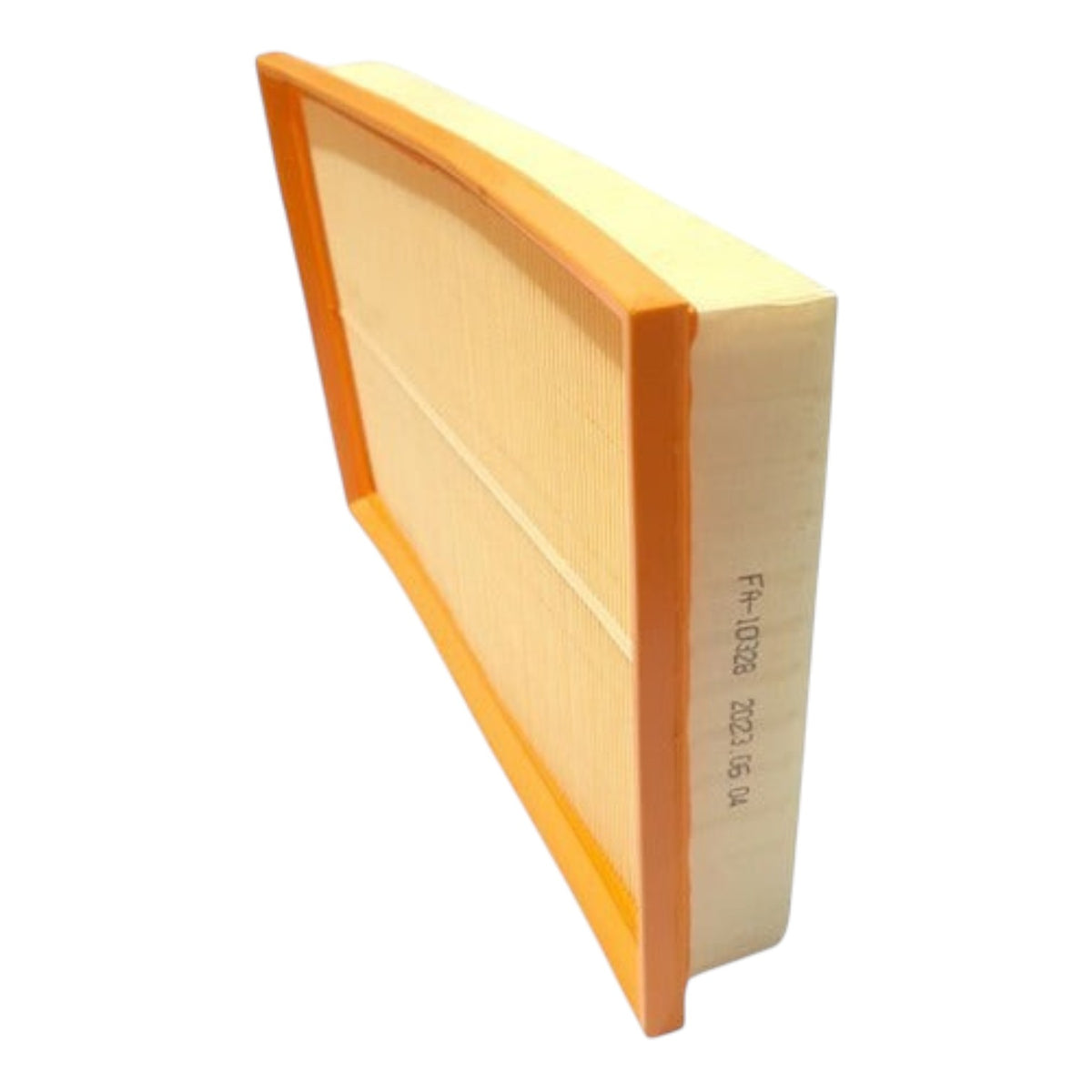 Filtro de aire rectangular Unifil FA-10328 para Volkswagen Passat y CC, con marco naranja y papel plisado beige
