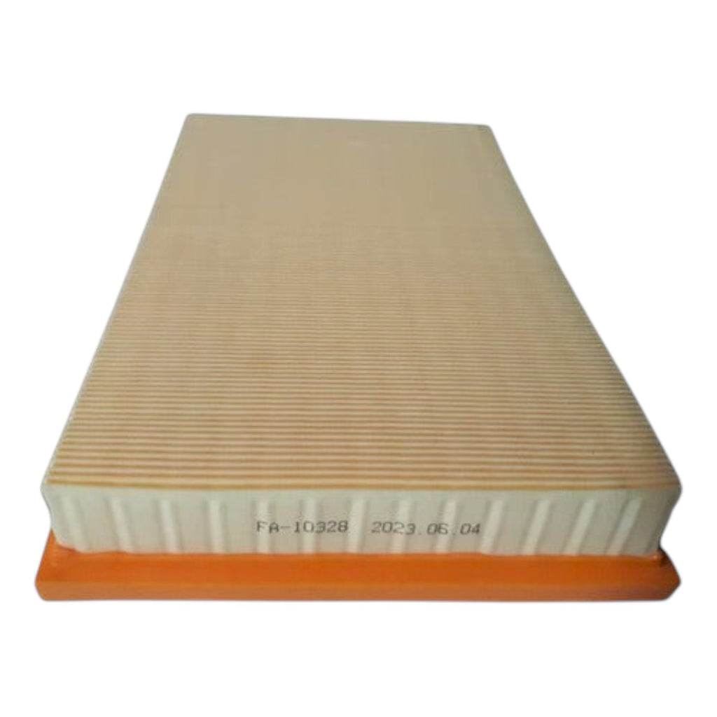 Filtro de aire rectangular KENAI´S COM para Volkswagen Passat y CC, diseño plisado con marco naranja