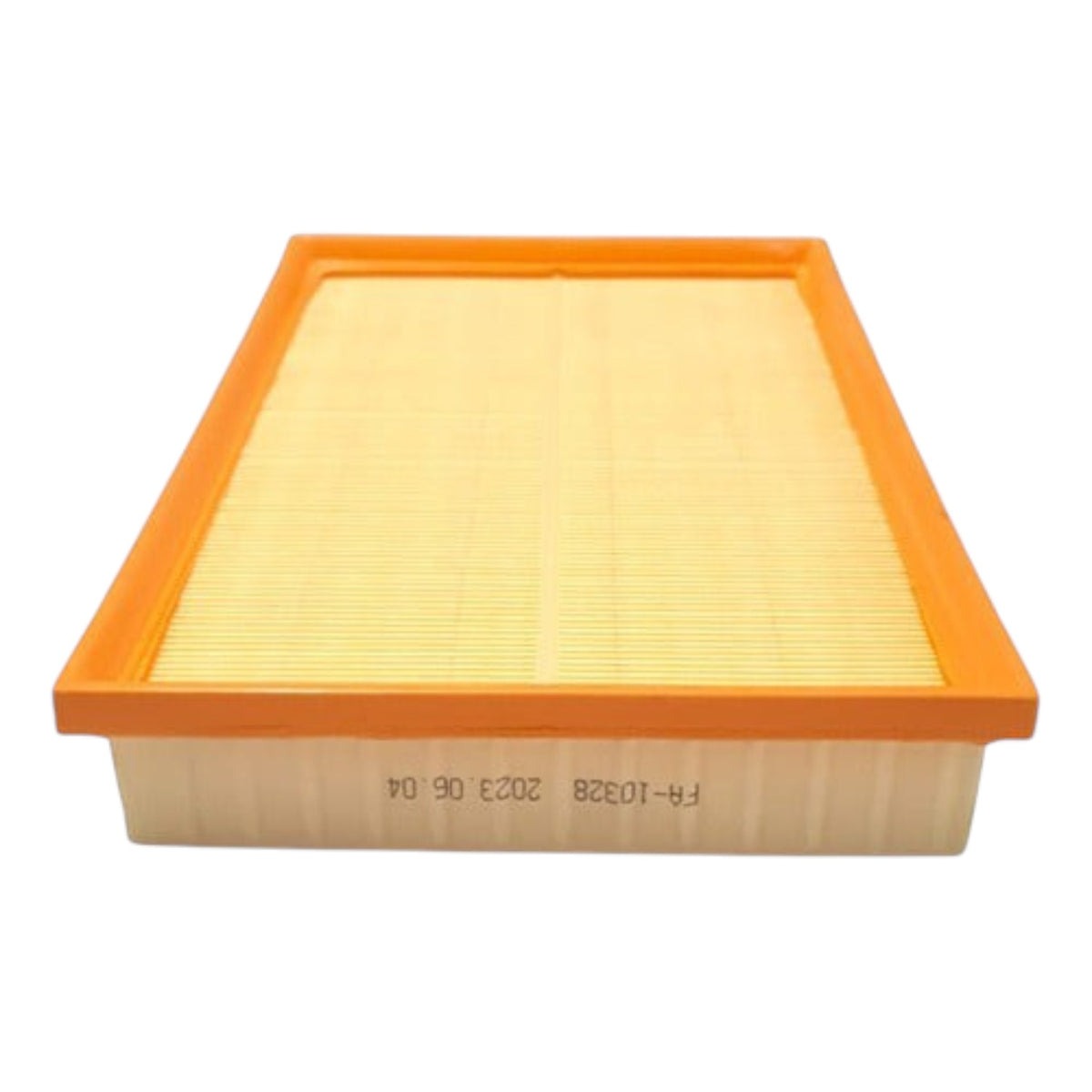 Filtro de aire rectangular Unifil para Volkswagen Passat y CC de KENAI´S COM con marco naranja y papel plisado