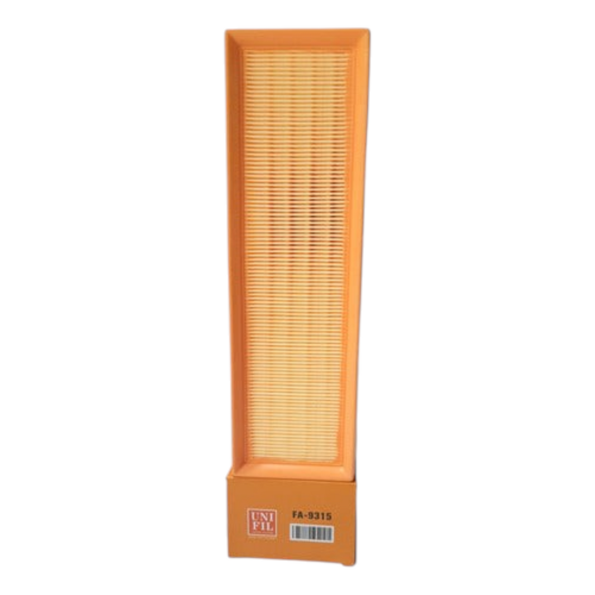 Filtro de aire rectangular KENAI´S COM para Peugeot 301 EC5, modelo FA-9315 con marco naranja y papel plisado