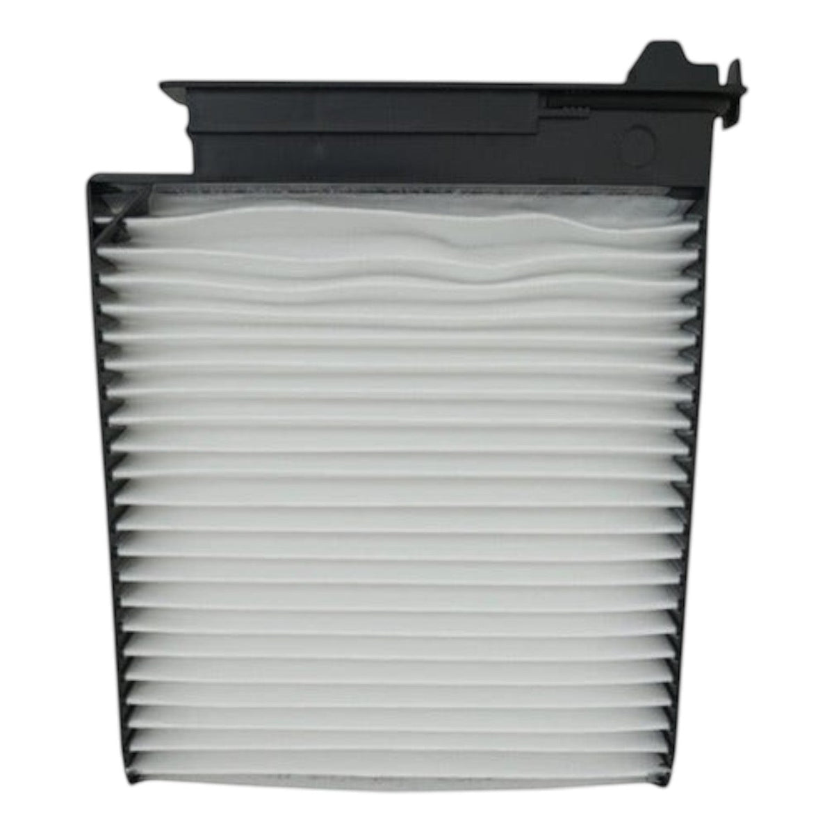 Filtro de aire para Renault Duster de KENAI´S COM con marco negro y pliegues de papel blanco para afinación