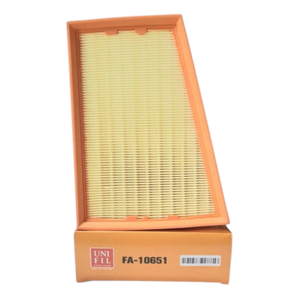 Filtro de aire para motor KENAI´S COM compatible con Renault Fluence 2.0L, diseño rectangular de papel plisado.