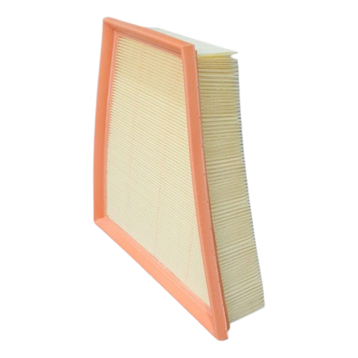 Filtro de aire rectangular Mann Filter para Seat Ibiza de KENAI´S COM, diseño plisado con marco naranja