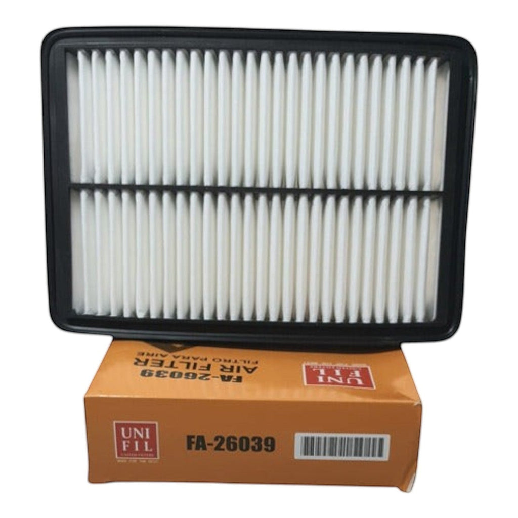 Filtro de aire rectangular blanco con marco negro de KENAI´S COM para camioneta Starex 2.4L modelo 2018-2021