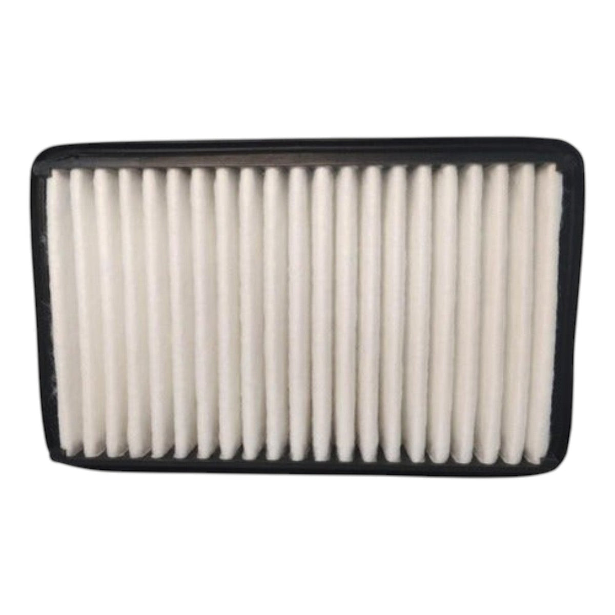 Filtro de aire rectangular KENAI´S COM para Suzuki Ciaz 1.4L 2016-2017 con marco de goma negro y pliegues blancos
