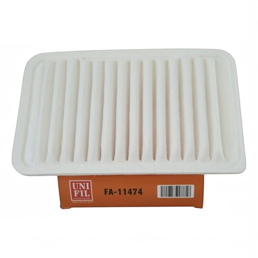 Filtro de aire rectangular blanco para Suzuki Ciaz 1.4L de KENAI´S COM sobre su caja original