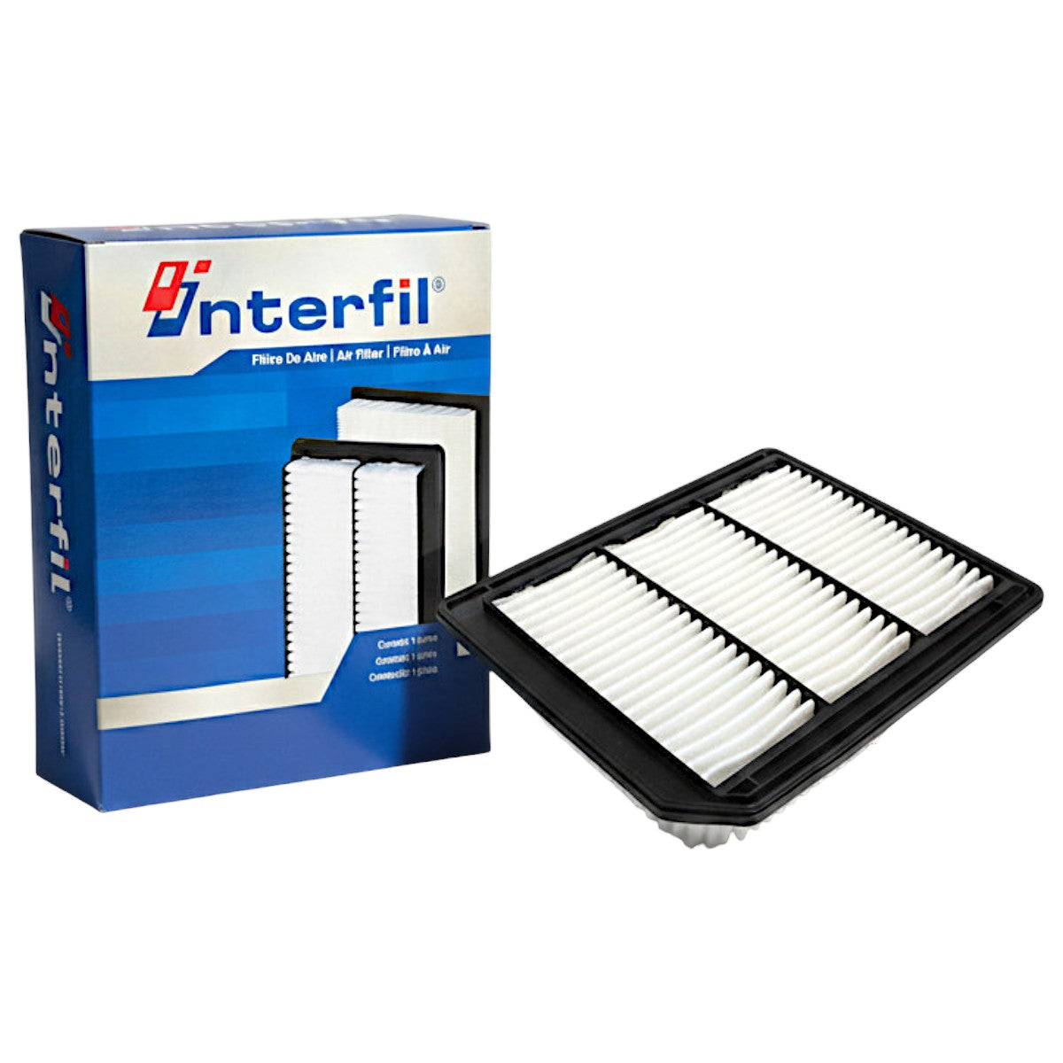 Filtro de aire de panel Interfil para Suzuki Grand Vitara 1.5L Hybrid 2024 vendido por KENAI´S COM