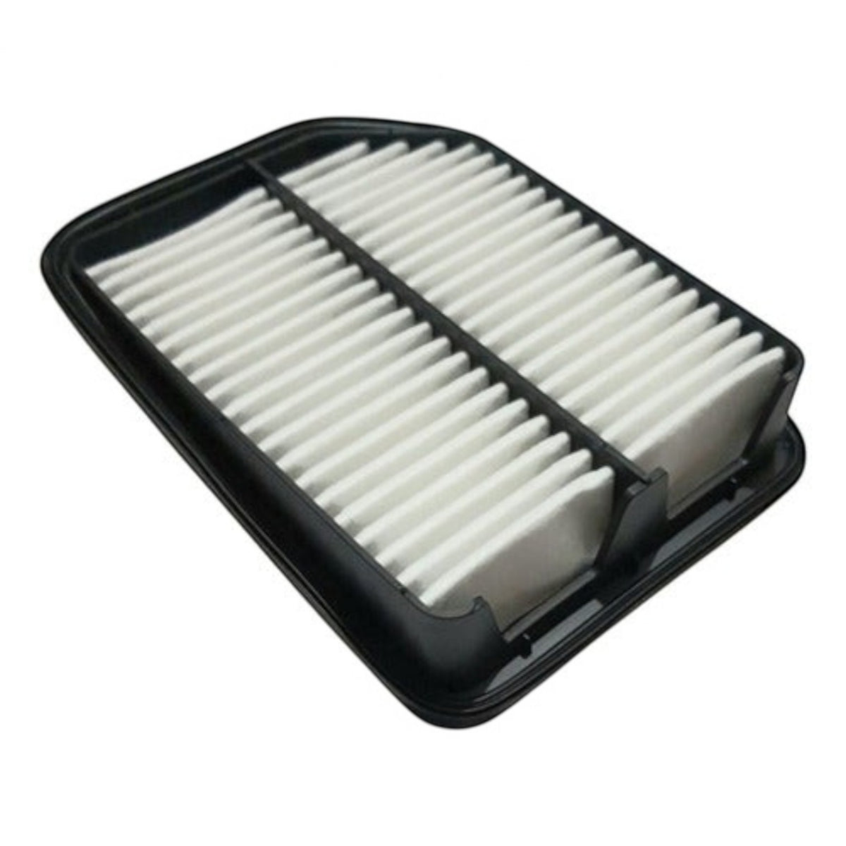 Filtro de aire rectangular blanco con marco negro de KENAI´S COM para Suzuki Grand Vitara 2.7L 2006-2008
