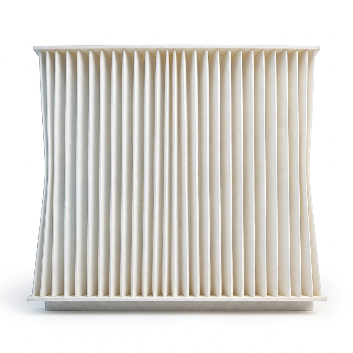 Filtro de aire rectangular blanco de marca Unifil para Suzuki Swift de KENAI´S COM, diseño plisado de alta eficiencia.