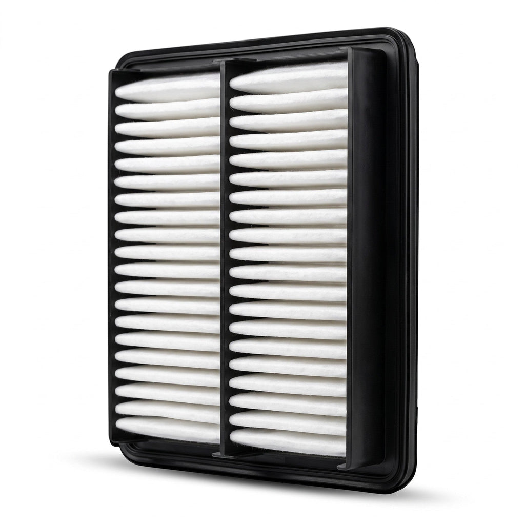 Filtro de aire Unifil para Suzuki Swift de KENAI´S COM con marco negro y pliegues blancos de alta eficiencia
