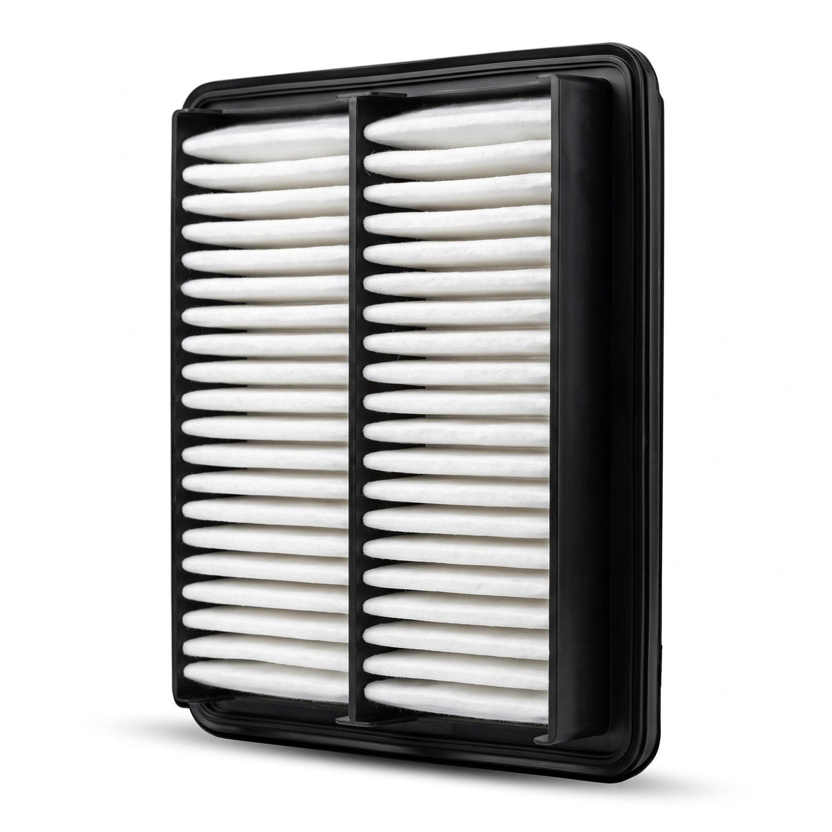 Filtro de aire Unifil para Suzuki Swift de KENAI´S COM con marco negro y pliegues blancos de alta eficiencia