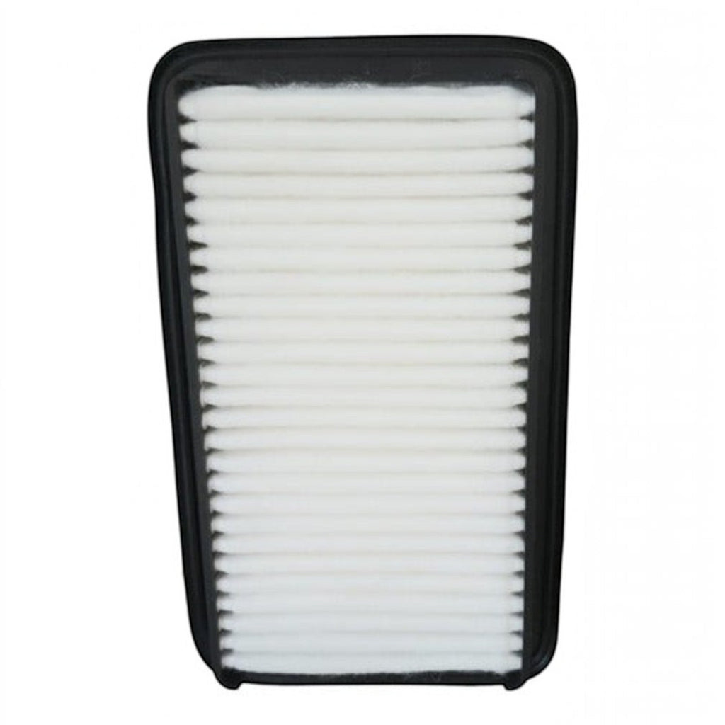 Filtro de aire rectangular KENAI´S COM para Suzuki Swift 1.5L 2007-2010 con marco de goma negro y pliegues blancos