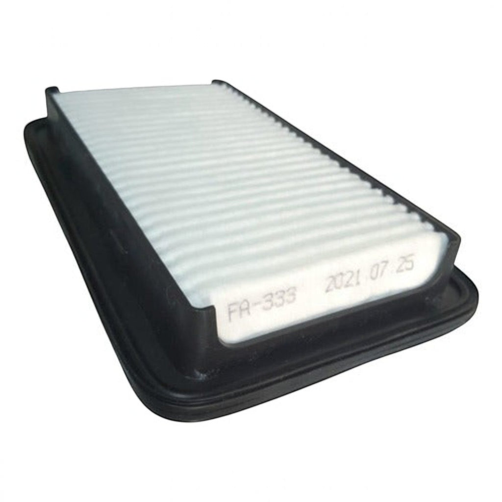 Filtro de aire rectangular KENAI´S COM para Suzuki Swift 1.5L, con marco de goma negro y medio filtrante blanco