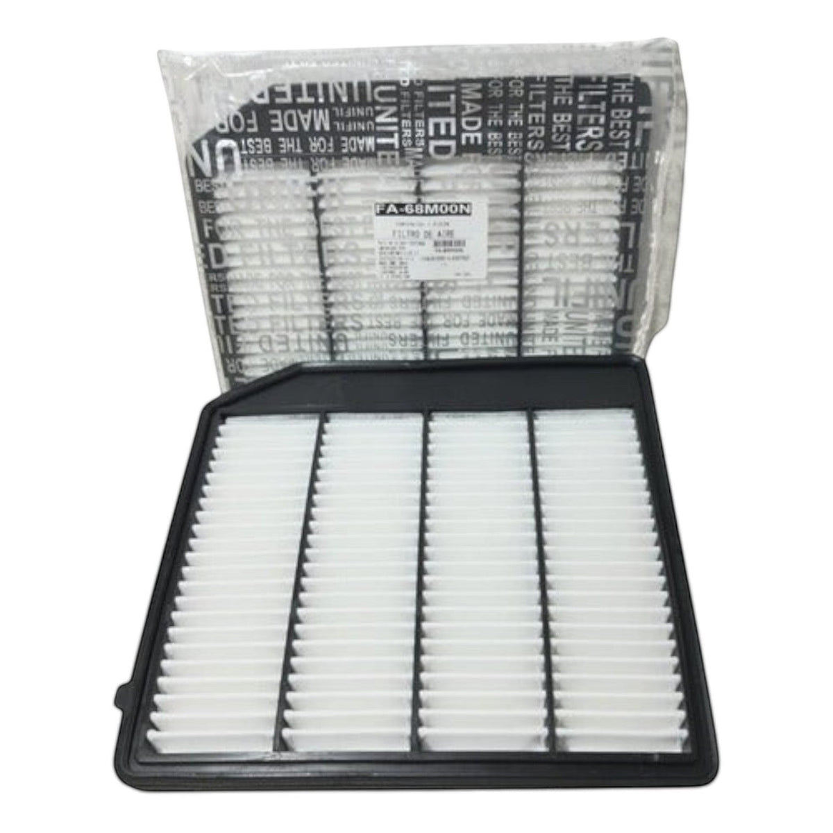 Filtro de aire para Suzuki Vitara 1.4L de KENAI´S COM en color blanco y negro con marco de plástico resistente