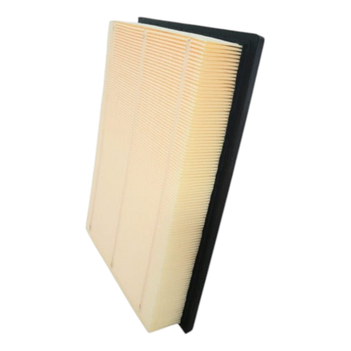 Filtro de aire rectangular KENAI´S COM para Toyota Hilux 2017-2020 con marco de goma negro y pliegues de papel