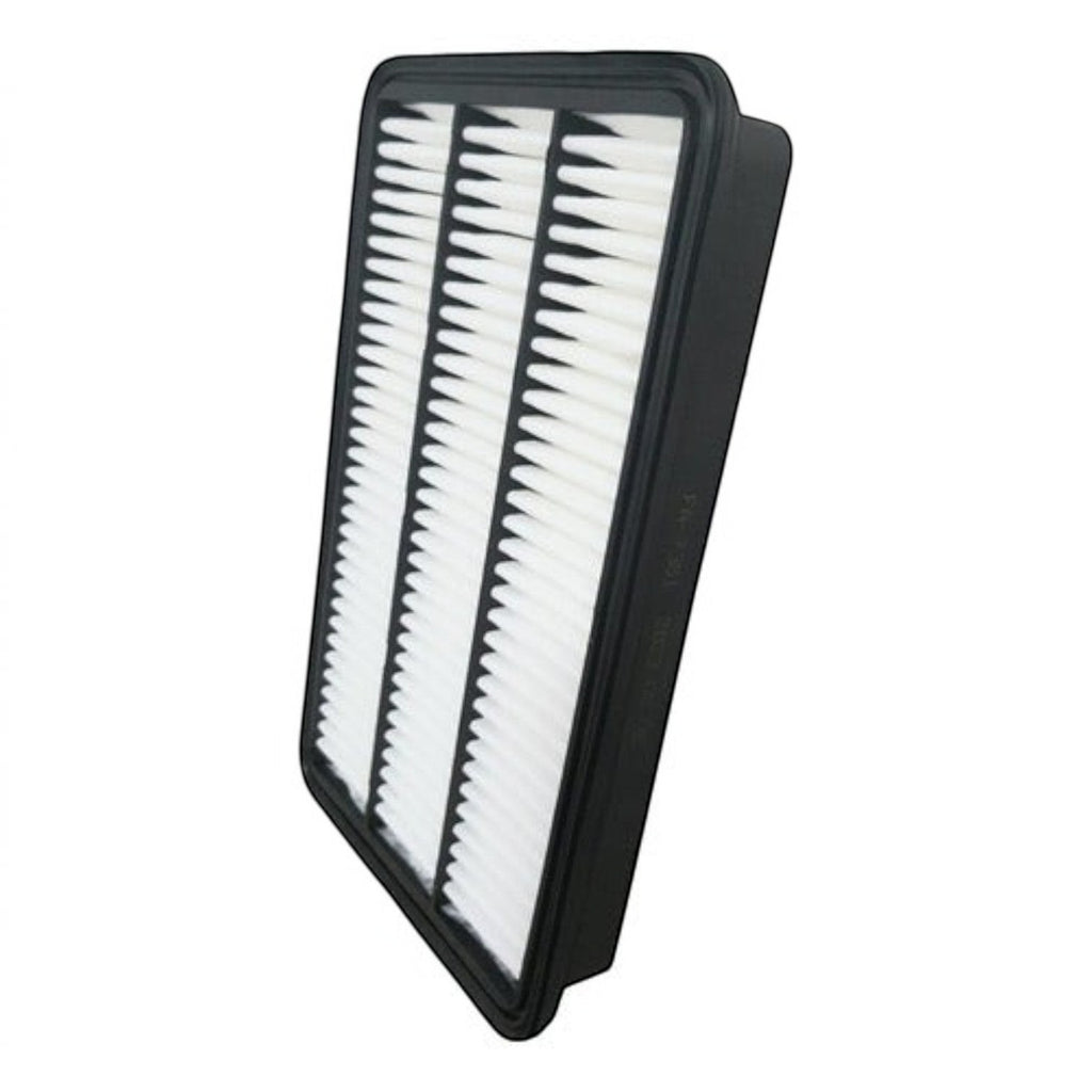 Filtro de aire rectangular KENAI´S COM para Toyota Solara 2.2L 2000-2001 con marco negro y pliegues blancos
