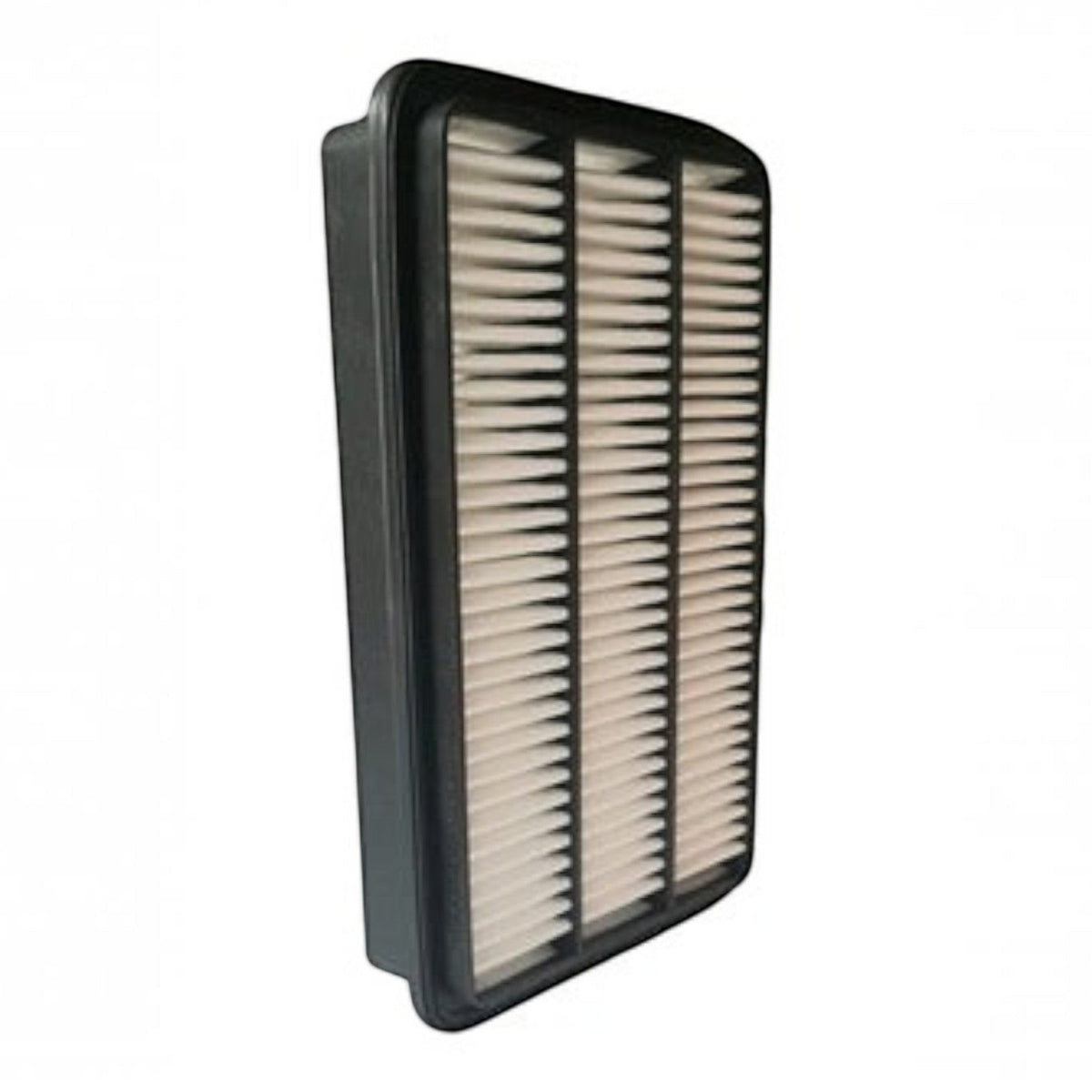 Filtro de aire rectangular KENAI´S COM para Toyota T100 3.0L 1993-1994 con marco de goma negro y pliegues blancos