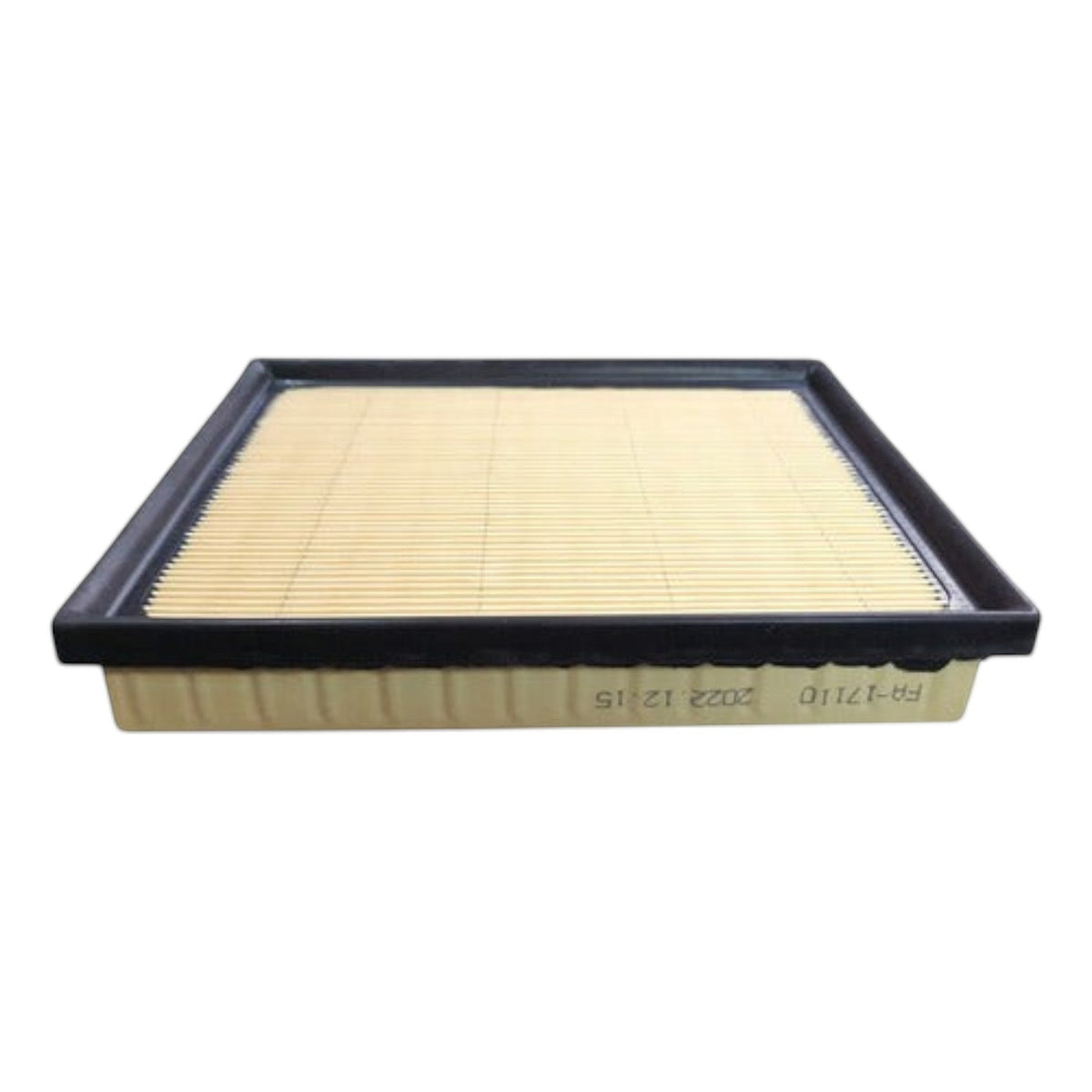 Filtro de aire rectangular KENAI´S COM para Toyota Yaris 2023-2024 con marco negro y pliegues de papel beige
