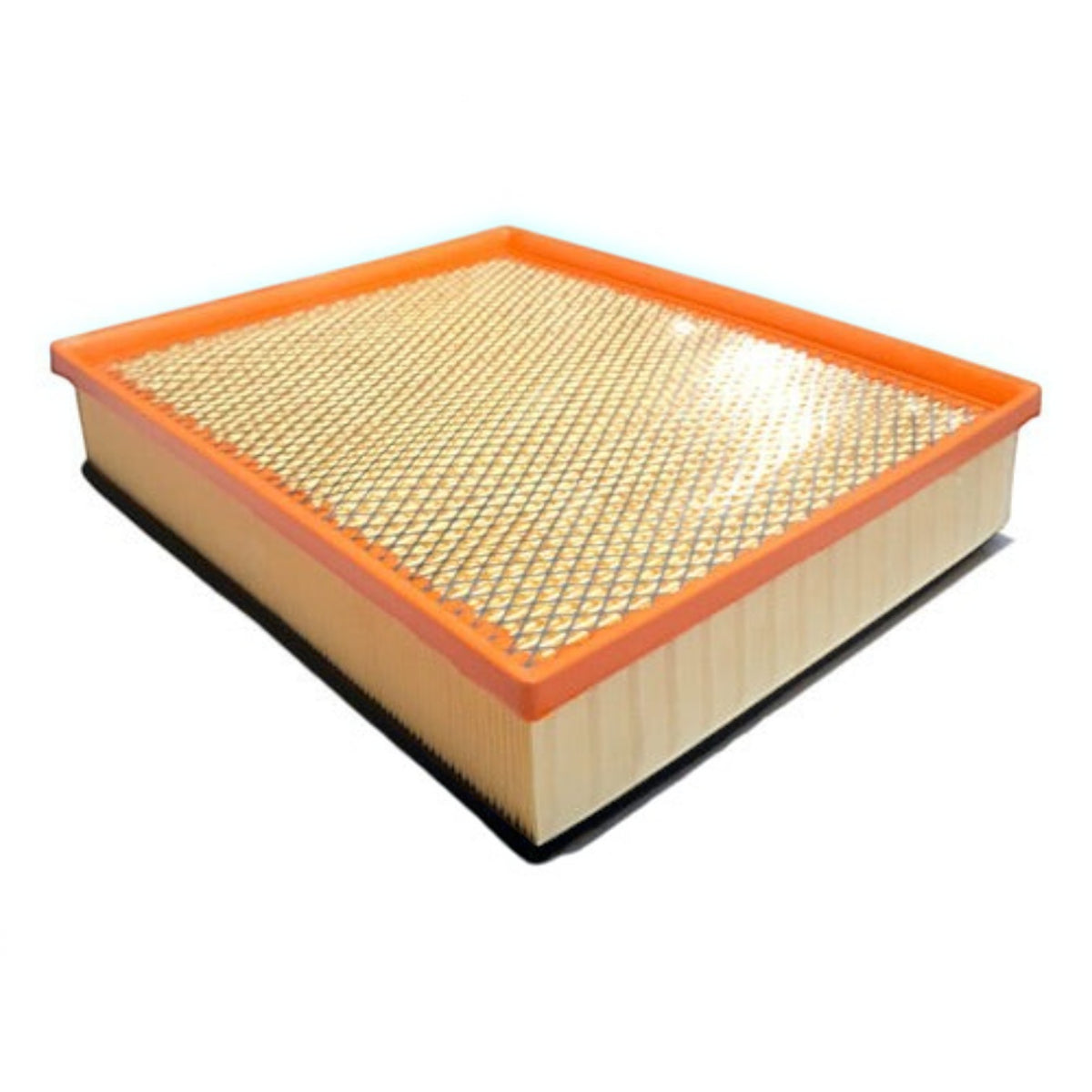 Filtro de aire rectangular Unifil para VW Amarok 2.0 TDI de KENAI´S COM con marco naranja y malla protectora
