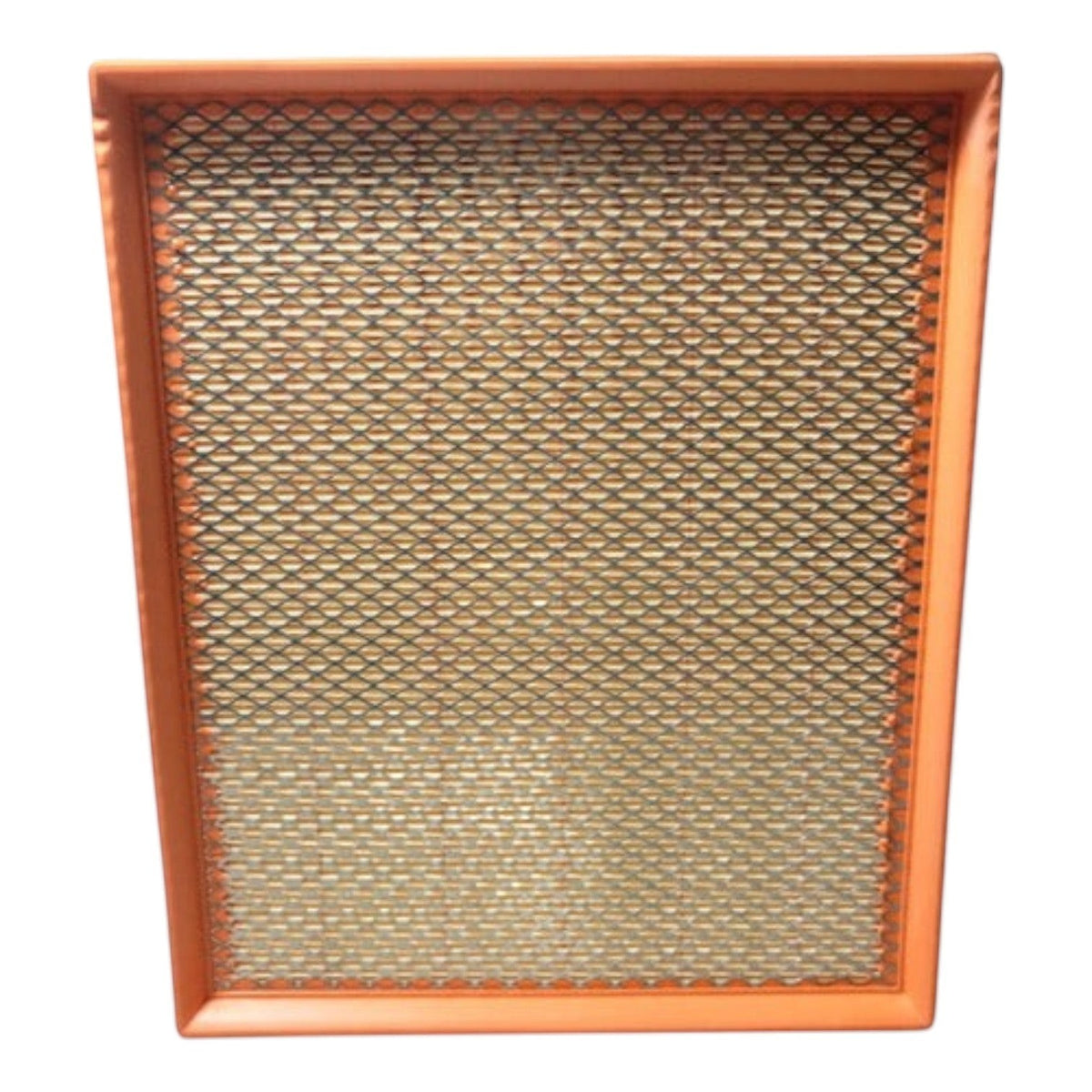 Filtro de aire rectangular KENAI´S COM para VW Amarok 2.0L TDI con marco naranja y malla protectora metálica