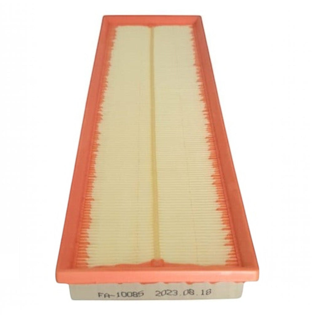 Filtro de aire rectangular KENAI´S COM para VW Bora y Jetta Mk6 con marco naranja y medio filtrante plisado beige
