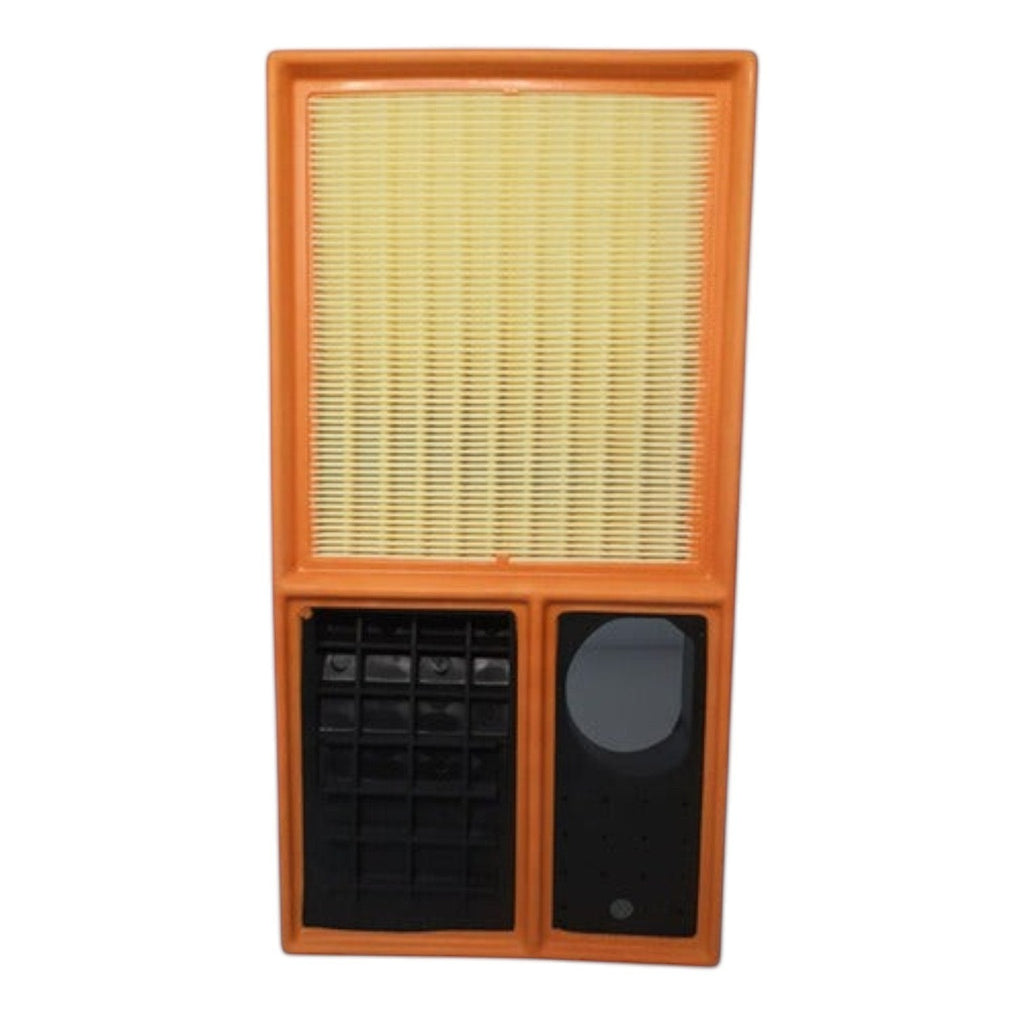 Filtro de aire rectangular para VW Vento 1.6L de KENAI´S COM con marco naranja y panel de filtrado plisado