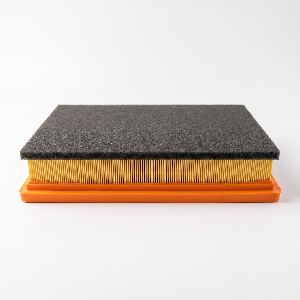 Filtro de aire para motor KENAI´S COM para VW Virtus 1.6L 2020-2022 con base naranja y espuma superior negra