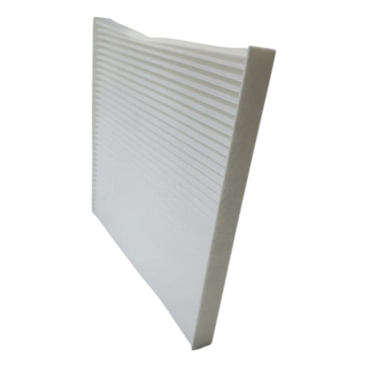 Filtro de cabina blanco para Chevrolet Captiva Sport de KENAI´S COM, diseño rectangular plisado de alta eficiencia