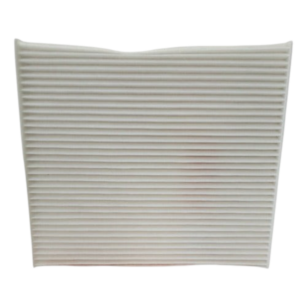 Filtro de cabina blanco rectangular para Chevrolet Captiva Sport de KENAI´S COM con diseño de pliegues horizontales