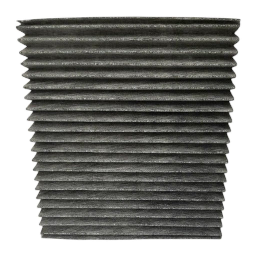 Filtro de cabina con carbón activado KENAI´S COM para Jac Frison Turbo 2.0L 2022-2023, diseño plisado gris oscuro.