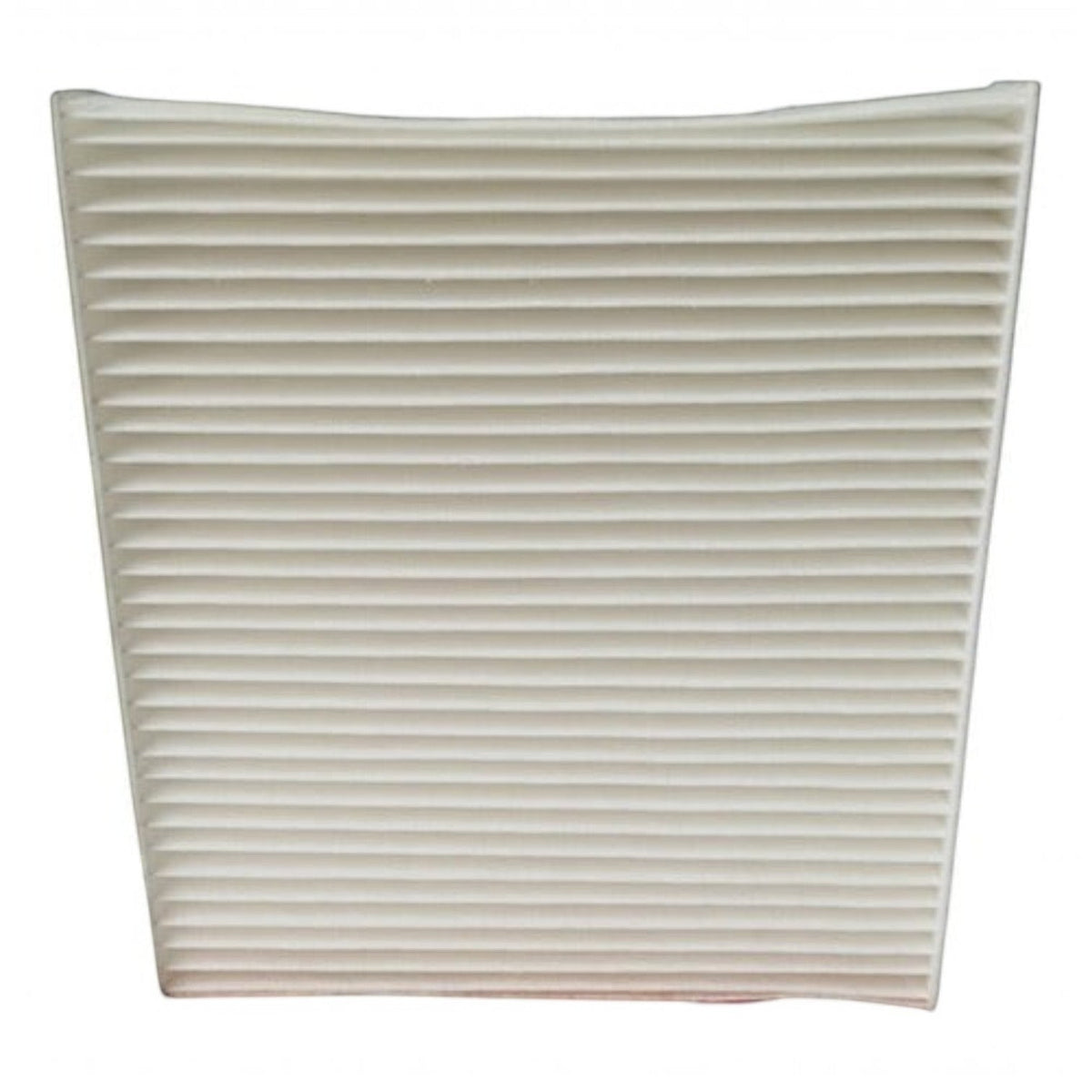 Filtro de cabina blanco para Duster 1.3L Turbo de KENAI´S COM, diseño rectangular con pliegues de alta eficiencia.