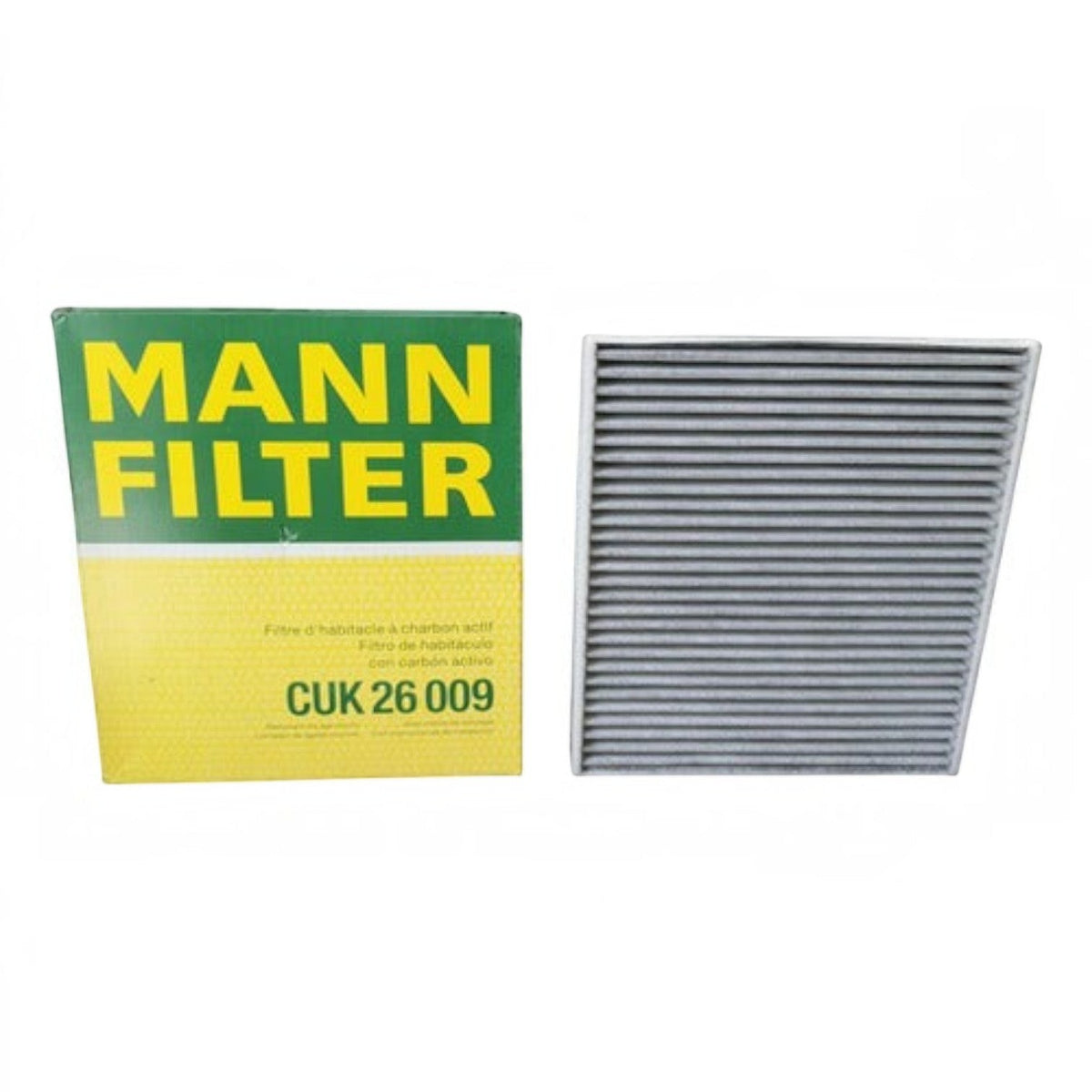 Filtro de cabina Mann Filter CUK 26009 para Golf Variant, parte del kit KENAI´S COM para mantenimiento automotriz