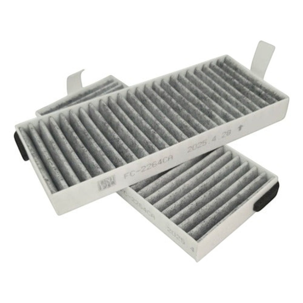 Filtro de cabina con carbón activado KENAI´S COM para MG RX8 2.0L Turbo, modelo FC-2264CA de alta eficiencia.