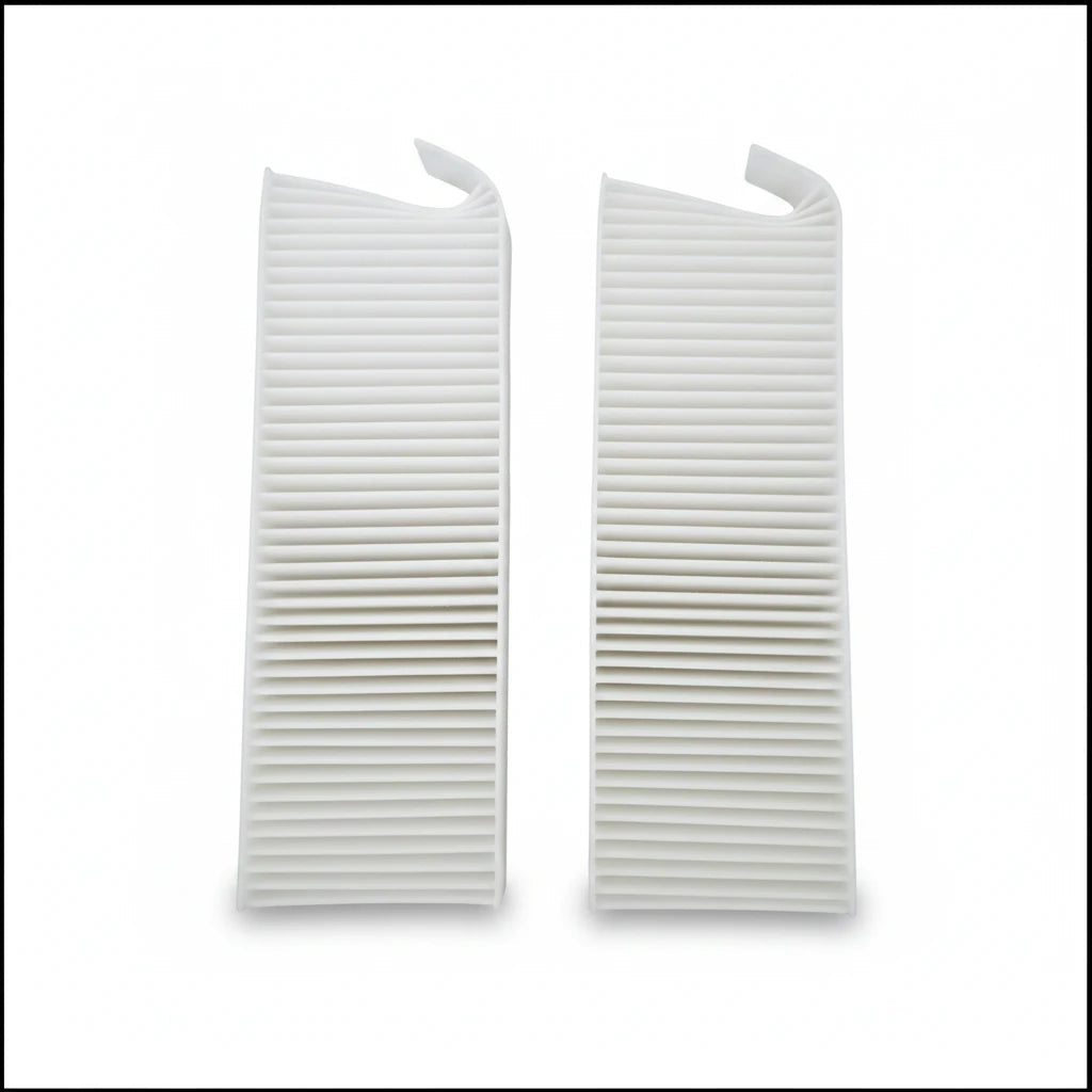 Filtro de cabina blanco KENAI´S COM para Peugeot Expert 2.0L 2018-2021, set de dos piezas de alta eficiencia.