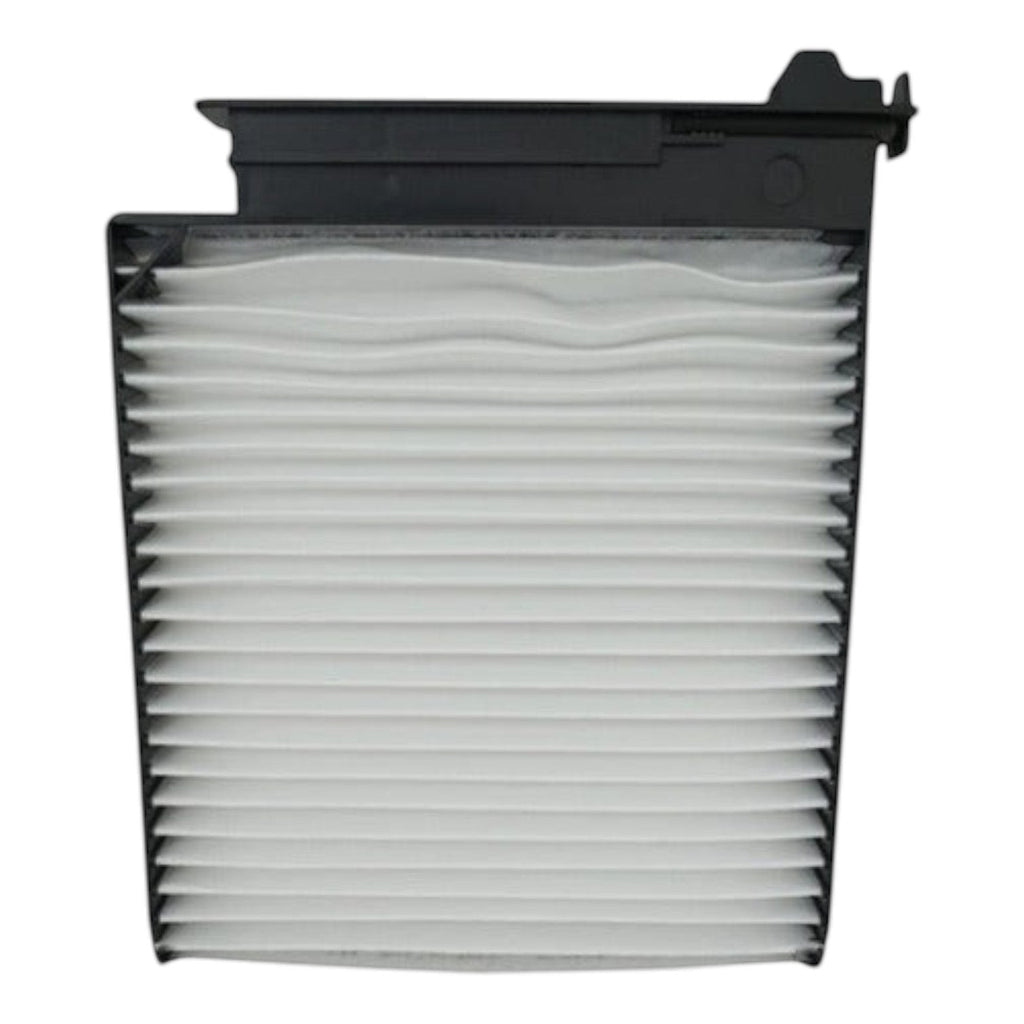 Filtro de cabina blanco para Renault Duster de KENAI´S COM, diseño rectangular con marco de plástico negro