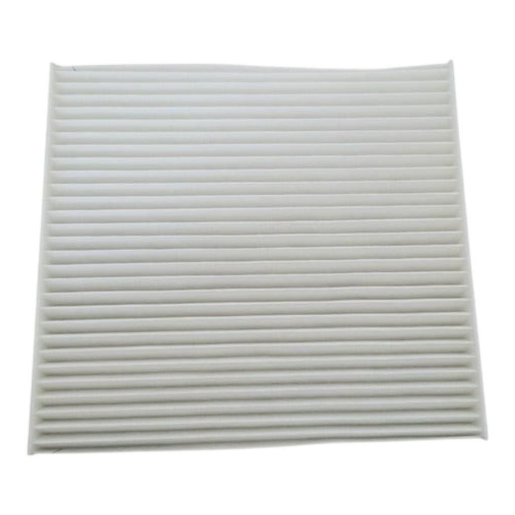 Filtro de cabina Unifil FC-9594 para Chevrolet Spark 1.2L de KENAI´S COM, diseño rectangular plisado blanco.